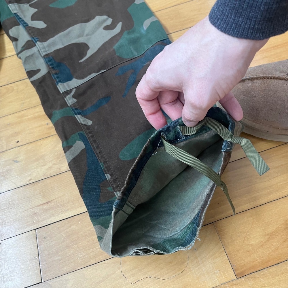 Propper Woodland Camo Cargo Pants Small Regular Military Tactical Green Brown - Picture 6 of 8